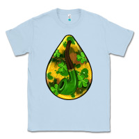 Dusty Blue st.patrick's teardrop earrings Classic Tee - FaDigitalArtStudio