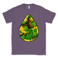 Lavender st.patrick's teardrop earrings Classic Tee - FaDigitalArtStudio