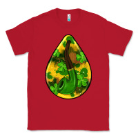 Red st.patrick's teardrop earrings Classic Tee - FaDigitalArtStudio