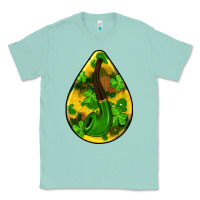 Seafoam st.patrick's teardrop earrings Classic Tee - FaDigitalArtStudio