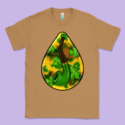 St.patrick's Teardrop Earrings Classic Tee Designed By Fadigitalartstudio