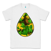 White st.patrick's teardrop earrings Classic Tee - FaDigitalArtStudio