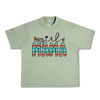 Oil Green girl mama Urban Heavy Tee - CowhideDigitalArt