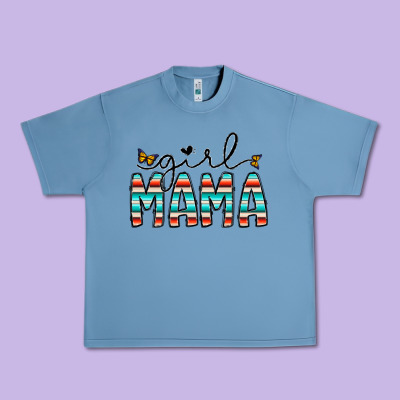 Girl Mama Urban Heavy Tee Designed By Cowhidedigitalart