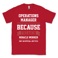 Red Operations Manager - Cool Gift Job Classic Tee - artisFamous