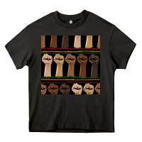 Asphalt melanin rised fist seamless pattern Heavy Core Tee - BundleAndBundleShop