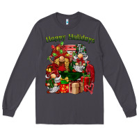 Smoke happy holidays gnomes truck Long Sleeve Tee - BarkalooDesign