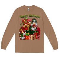 Toasted Coconut happy holidays gnomes truck Long Sleeve Tee - BarkalooDesign