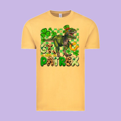 St. Patrex Vintage Tee Designed By Artiststas