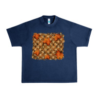 Navy autumn leafe backround Urban Heavy Tee - RanaPortraitStore