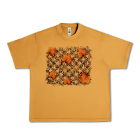 Peanut Butter autumn leafe backround Urban Heavy Tee - RanaPortraitStore