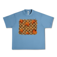 Pebble Blue autumn leafe backround Urban Heavy Tee - RanaPortraitStore