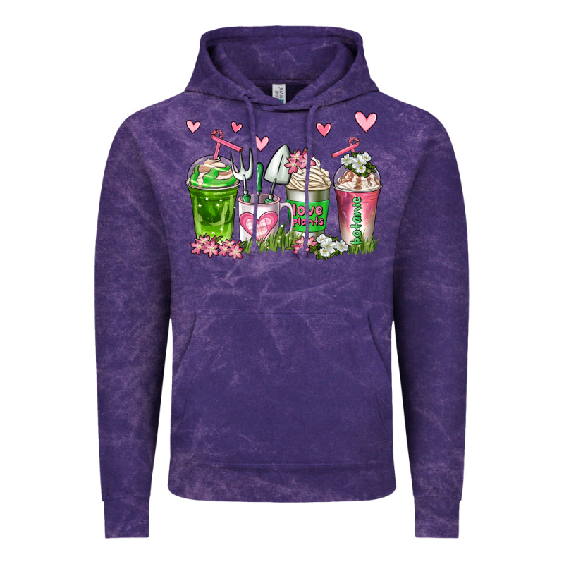 Botanic Coffee Cups Vintage Hoodie by AdoDesignShop | Teevron