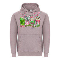 Vintage Zinc botanic coffee cups Vintage Hoodie - AdoDesignShop