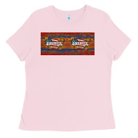 Bubblegum Pink usa map 11oz mug Ladies Tee - Artiststas