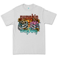 Dove Grey Pumpkin Everything Premium Tee - CowhideDigitalArt