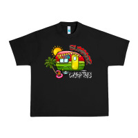 Black summer camping Urban Heavy Tee - CowhideDigitalArt