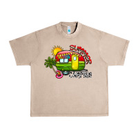 French Oak summer camping Urban Heavy Tee - CowhideDigitalArt