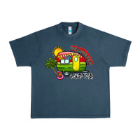 Midnight Navy summer camping Urban Heavy Tee - CowhideDigitalArt