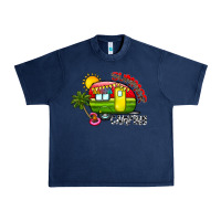 Navy summer camping Urban Heavy Tee - CowhideDigitalArt