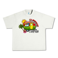 Pistachio summer camping Urban Heavy Tee - CowhideDigitalArt