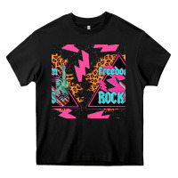 Black freedom rocks seamless pattern Heavy Core Tee - BundleAndBundleShop