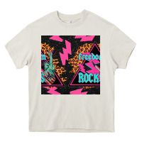 Cream freedom rocks seamless pattern Heavy Core Tee - BundleAndBundleShop