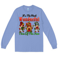 Colony Blue it's the most wonderful time of the year Long Sleeve Tee - BarkalooDesign