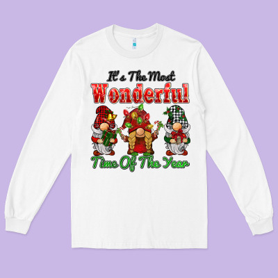 It's The Most Wonderful Time Of The Year Long Sleeve Tee Designed By Barkaloodesign