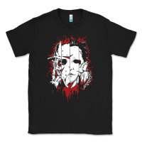 Black friends horror face mashup horror movies halloween Classic Tee - artisFamous