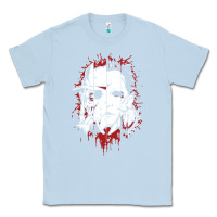Dusty Blue friends horror face mashup horror movies halloween Classic Tee - artisFamous