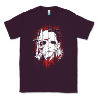 Plum friends horror face mashup horror movies halloween Classic Tee - artisFamous