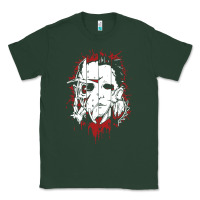 Sports Green friends horror face mashup horror movies halloween Classic Tee - artisFamous