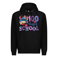 Black 100 days of school Premium Hoodie - AdoDesignShop