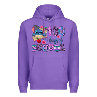Purple 100 days of school Premium Hoodie - AdoDesignShop