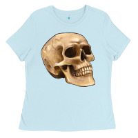 Baby Blue skull Ladies Tee - Artiststas