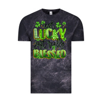 Cloud Black not lucky just really blessed Vintage Tee - Artiststas