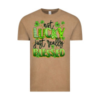 Vintage Coffee not lucky just really blessed Vintage Tee - Artiststas