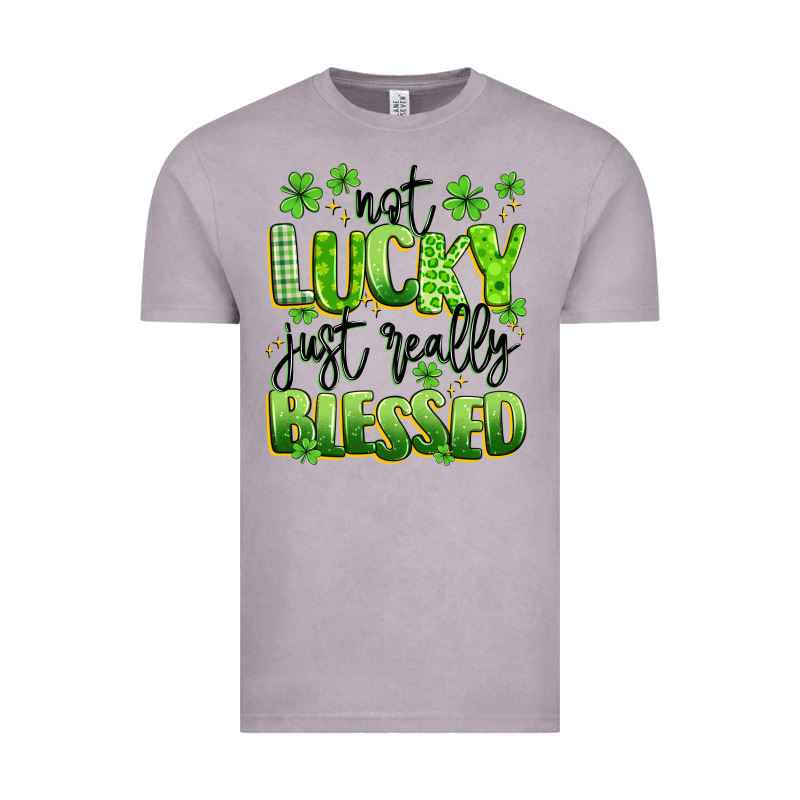Not Lucky Just Really Blessed Vintage Tee by Artiststas | Teevron