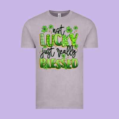 Not Lucky Just Really Blessed Vintage Tee Designed By Artiststas