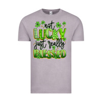 Vintage Zinc not lucky just really blessed Vintage Tee - Artiststas
