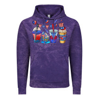 Cloud Purple 4th of july coffee cups Vintage Hoodie - AdoDesignShop