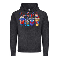 Vintage Black 4th of july coffee cups Vintage Hoodie - AdoDesignShop