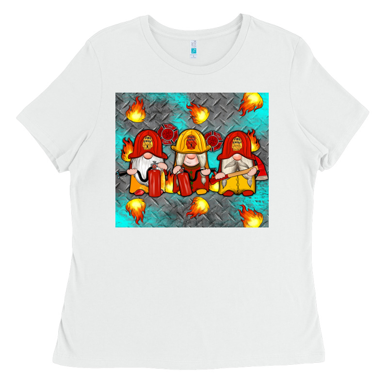 Firefighter Gnomes Ladies Tee by Artiststas | Teevron