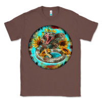 Chestnut rattlesnake and sunflower Classic Tee - BarkalooDesign