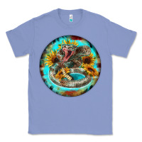Colony Blue rattlesnake and sunflower Classic Tee - BarkalooDesign