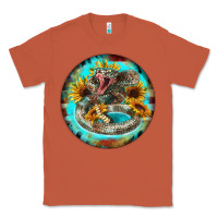 Copper rattlesnake and sunflower Classic Tee - BarkalooDesign