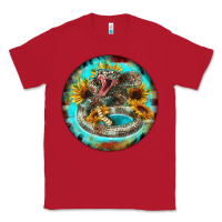 Red rattlesnake and sunflower Classic Tee - BarkalooDesign