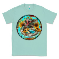 Seafoam rattlesnake and sunflower Classic Tee - BarkalooDesign