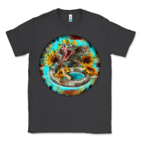 Smoke rattlesnake and sunflower Classic Tee - BarkalooDesign